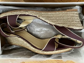 Sandalias con cuña esparto T41