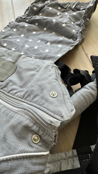 Mochila Portabebés Manduca Gris Estrellas