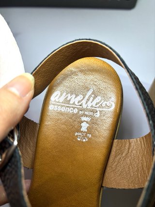 Sandalias tacón plataforma negras y plateadas