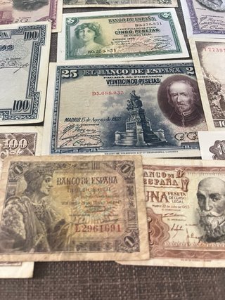 Lote 11 Billetes Pesetas Distintos