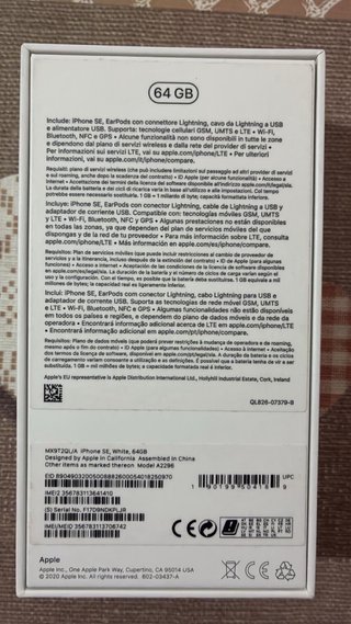 iPhone SE 2020 64GB Blanco