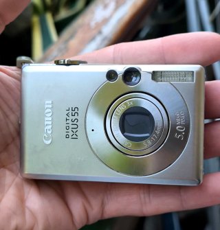Canon Digital IXUS 55 Plata