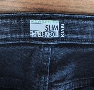 Vaquero premamá Kiabi Slim negro T.38