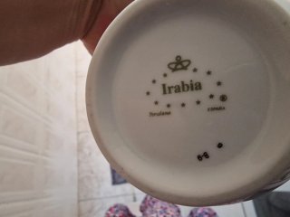 Jarra café, lechera, azucarera porcelana