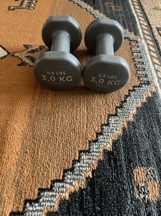 Mancuernas 3 kg (Gimnasio)