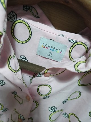 Blusa Compañía Fantástica Estampado Anillos