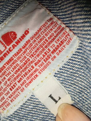 Giubbotto jeans uomo Tg. L