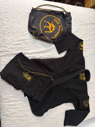 Kimono Jiu Jitsu Dry Factor Negro Talla A0