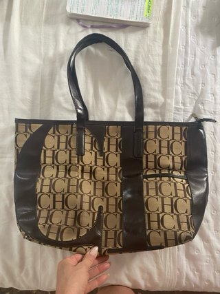 Bolso CH Original Beige y Marrón. Precio creado