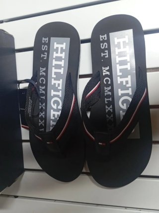 Tommy Hilfiger chanclas Hombre Negras