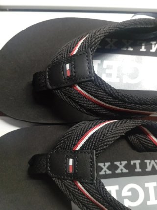 Tommy Hilfiger chanclas Hombre Negras