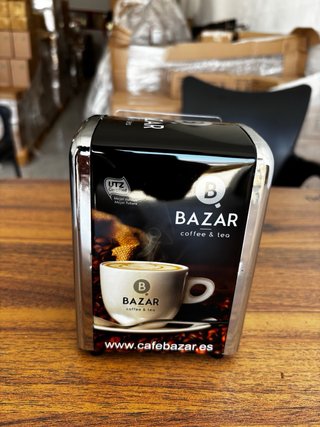 Servilleteros de bar cerveza Amstel y cafe Bazar