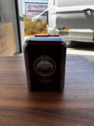 Servilleteros de bar cerveza Amstel y cafe Bazar