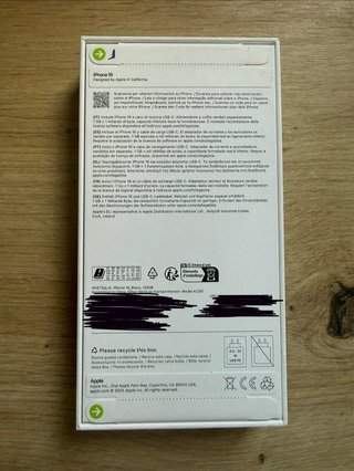 iPhone 16 128GB Negro Nuevo Sin Abrir