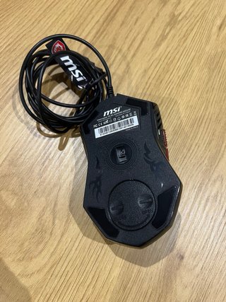 Ratón Gaming MSI Interceptor DS B1 Negro/Rojo