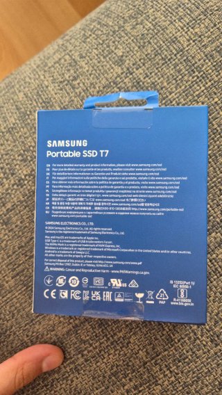 Samsung SSD T7 Portátil 4TB