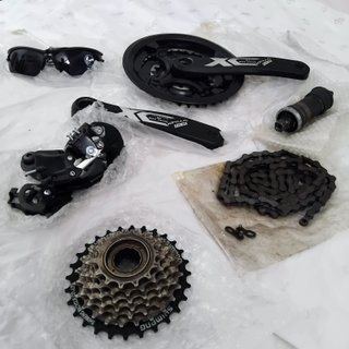 Kit Transmisión Bicicleta Montaña 6/7/8 Vel