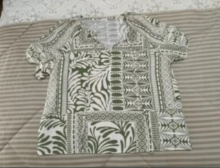 Blusa de manga corta Shein, talla XL