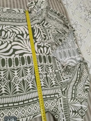 Blusa de manga corta Shein, talla XL