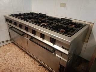 Cocina Industrial Repagas 8 Fuegos + 2 hornos