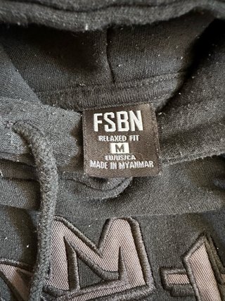 FSBN Sudadera Negra Talla M