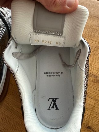 Sneakers Louis Vuitton Argento Tg 42