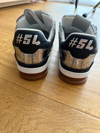 Sneakers Louis Vuitton Argento Tg 42