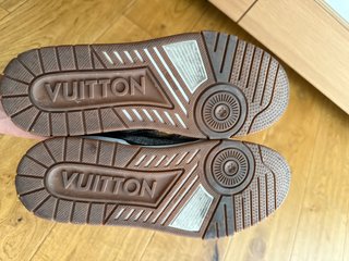 Sneakers Louis Vuitton Argento Tg 42