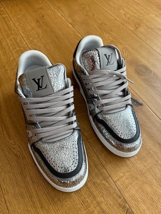 Sneakers Louis Vuitton Argento Tg 42
