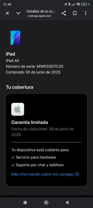 iPad Air M3 11" 128 GB + Apple Pencil Pro | 100 %