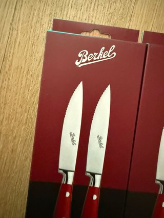 3 SET DI DUE COLTELLI BERKEL NUOVI  TOTALE 6 pezzi