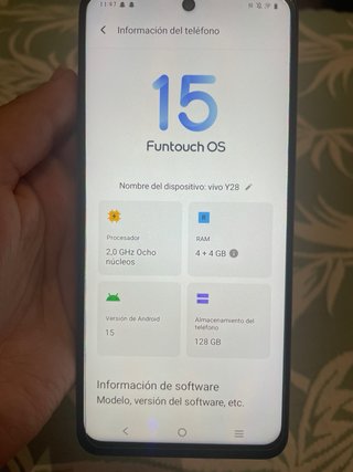 Móvil Vivo Y28 Dorado/Rosa