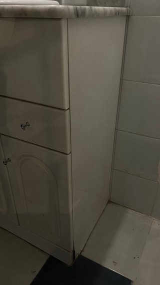 Conjunto Muebles Baño Mármol y Madera