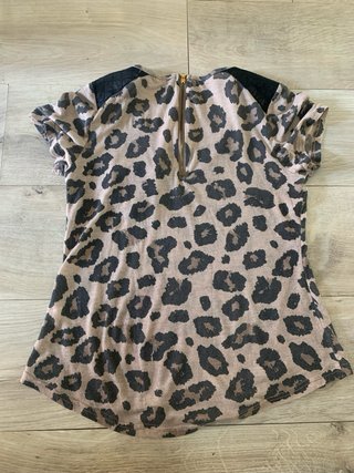 Camiseta Mujer Estampado Leopardo Talla Única