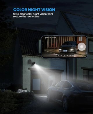 Cámara Vigilancia Exterior Solar 2K WiFi