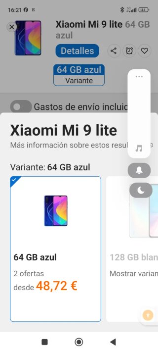 Xiaomi Mi 9 Lite 64 GB Azul