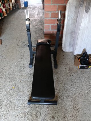 Banco de musculación negro