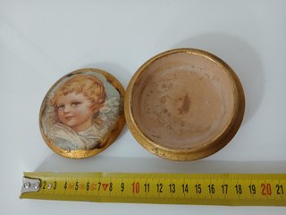 Scatola Cofanetto Portagioie Vintage Angelo
