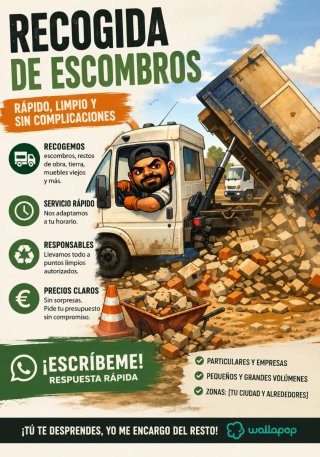 RECOGIDA DE ESCOMBROS Y DERRIBOS