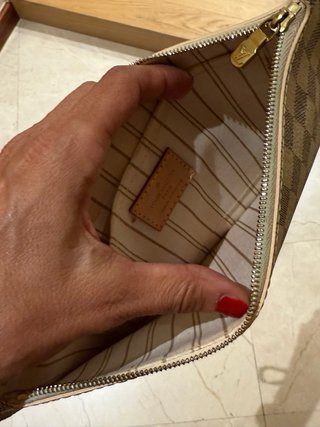 Cartera de mano Louis Vuitton Damier Azur