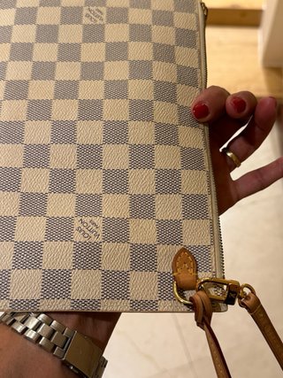 Cartera de mano Louis Vuitton Damier Azur