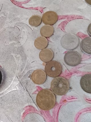 Monedas antiguas coleccionables