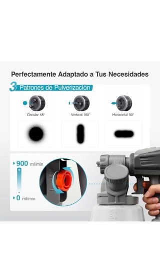 Pistola Pintura Tils Wall Brushless
