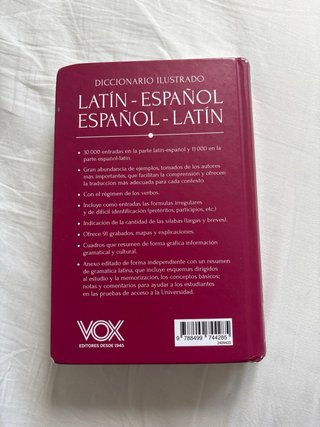 Diccionario ilustrado latín-español/ español-latín