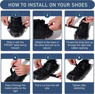 Crampones Acero Inoxidable Senderismo