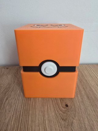 Caja de Cartas Pokémon Charizard, estilo Pokeball
