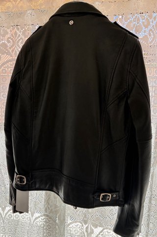 Chaqueta Cuero Biker Schott NYC Negra