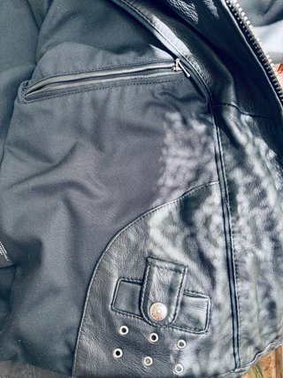 Chaqueta Cuero Biker Schott NYC Negra