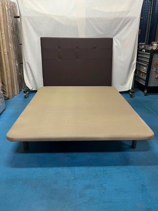Base Tapizada + Colchón Visco 150x190