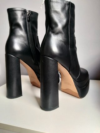 Botines negros tacón plataforma